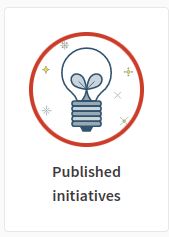 Emblema de iniciativas publicadas